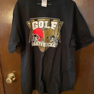 Oaken bucket purdue golf tshirt